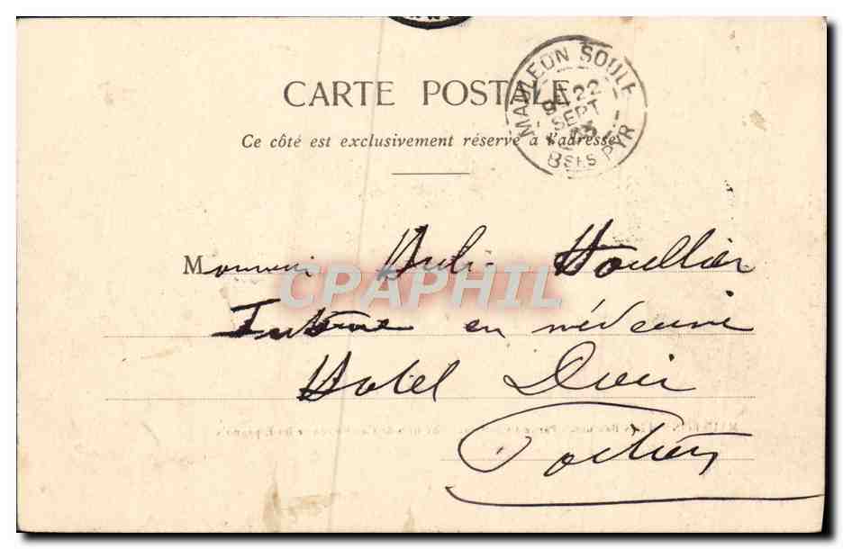 Mauléon - Fêtes Basques - Partie à Chistera - Chiquito de Cambo contre les Espagnols — Reverso