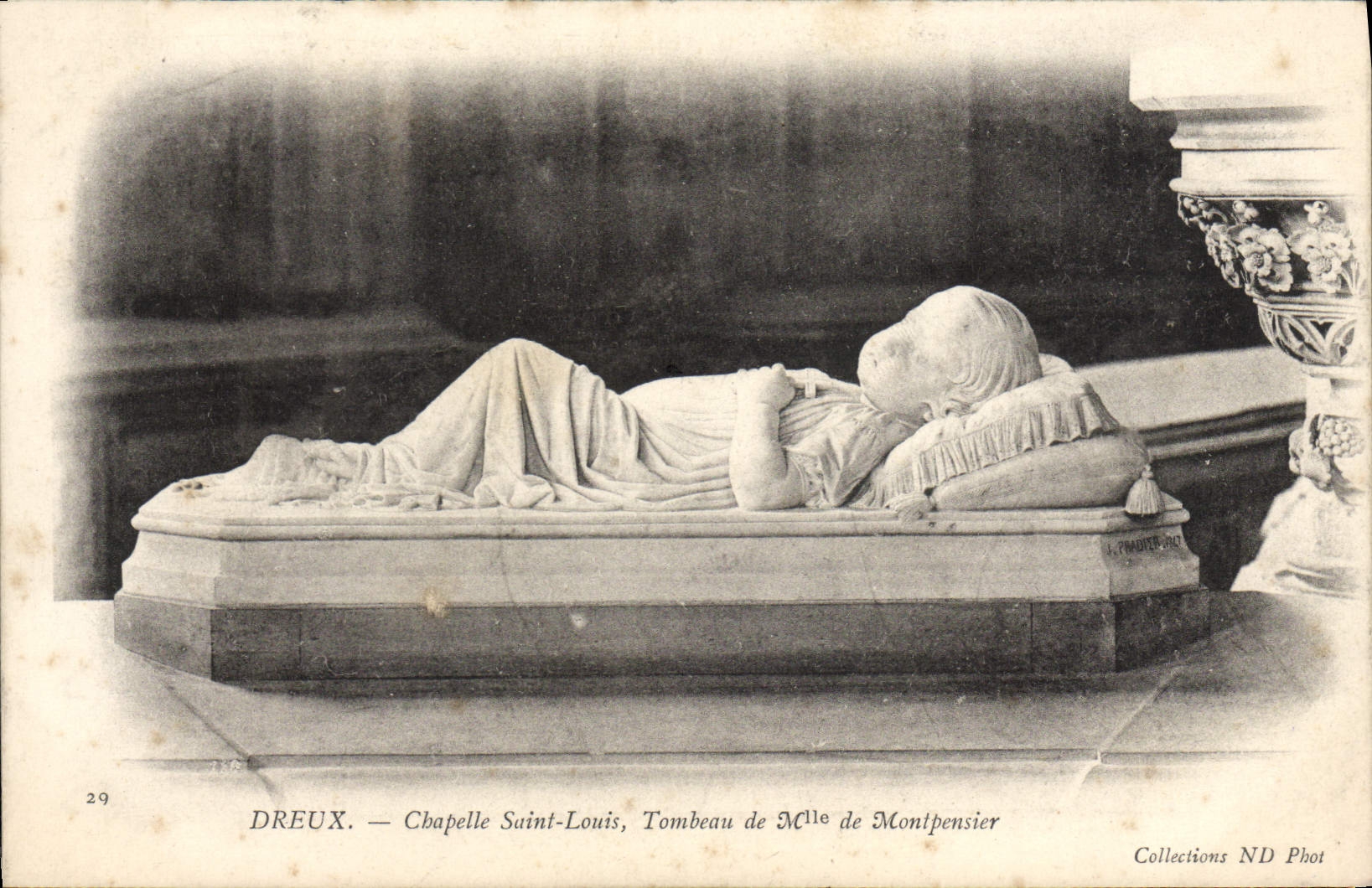 Dreux — Chapelle Saint-Louis, Tombeau de Mlle de Montpensier — Éditeur ND Phot