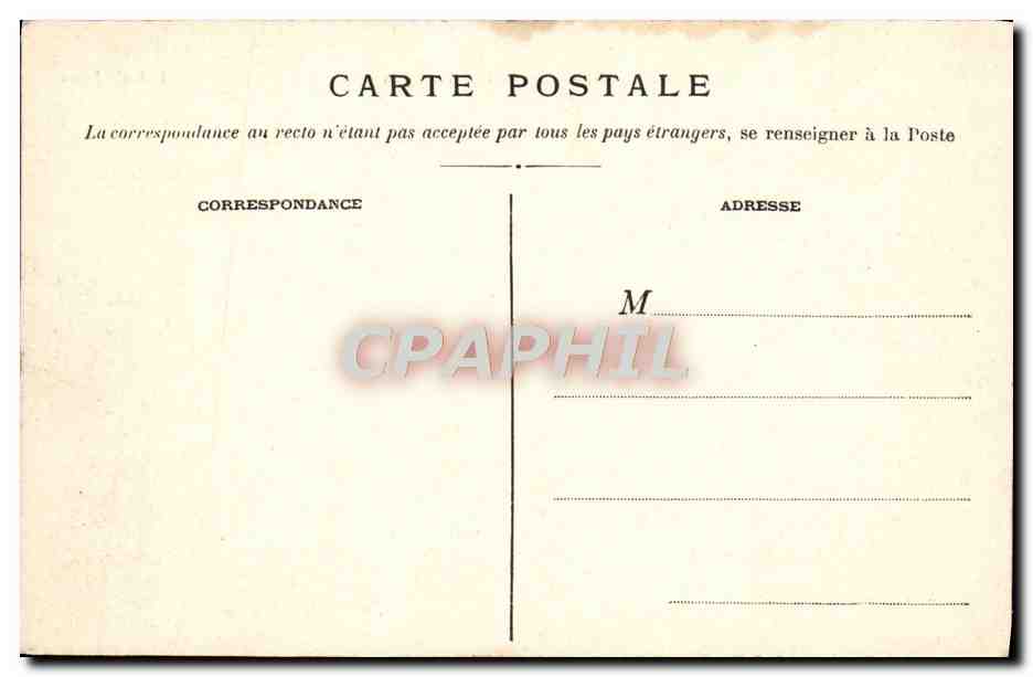 CPA Evian Grand Hotel D'Evian — Verso