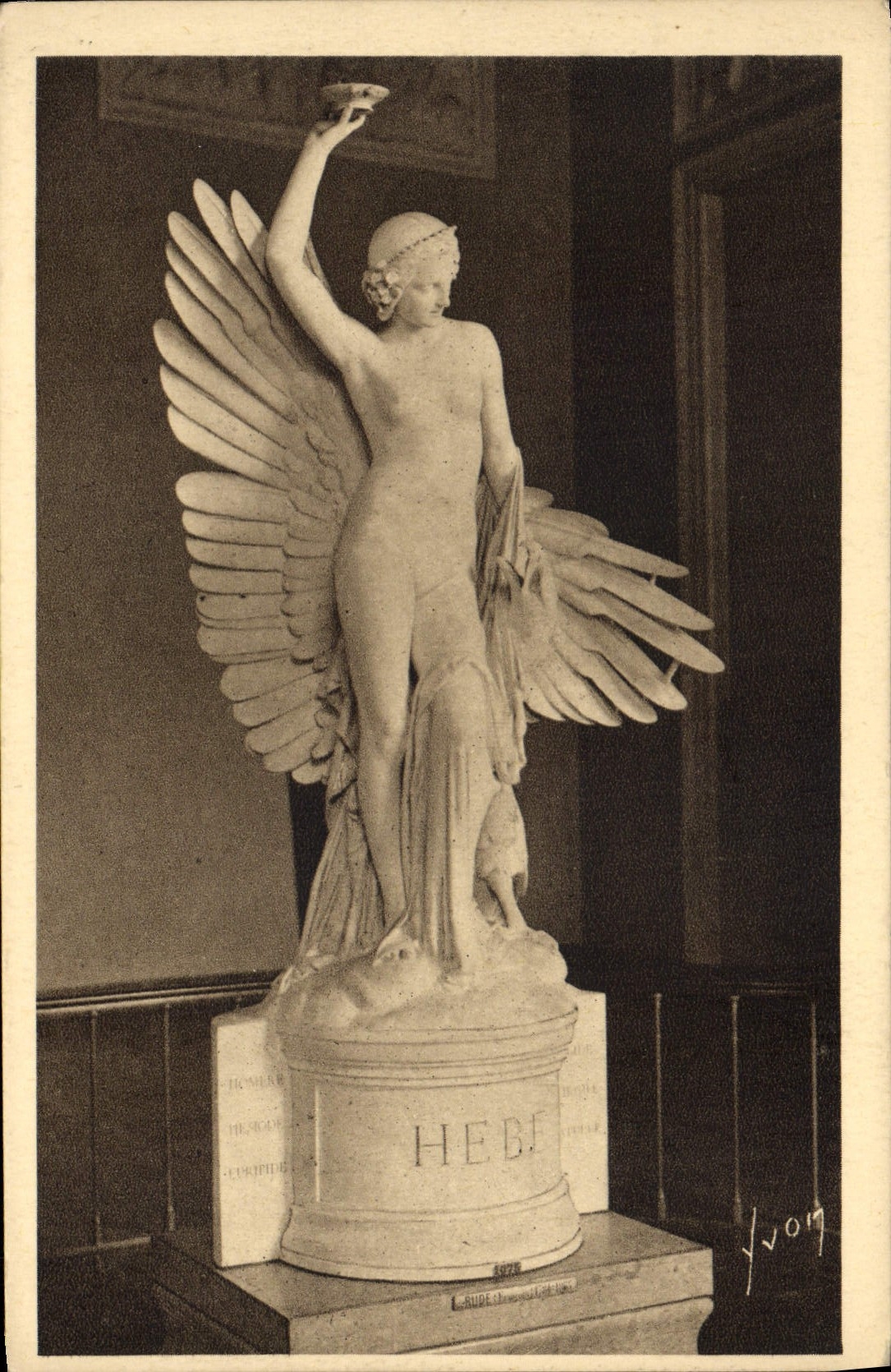 Statue d'Hebé — Musée de Dijon — Éditeur : Les Éditions d'Art Y. Martel