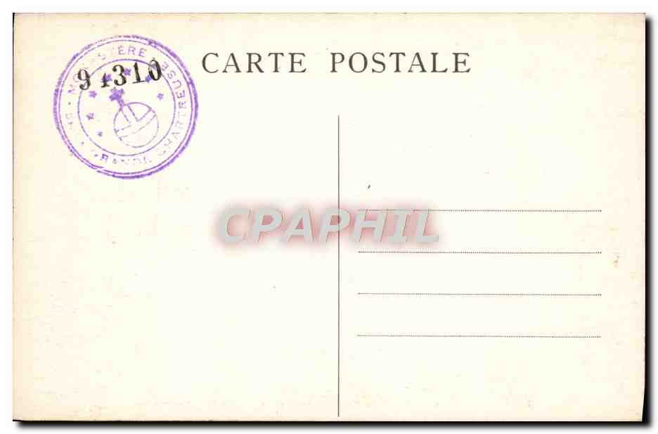 Dauphiné — Couvent de la Grande-Chartreuse — Vue sur les cellules — Cl. A. V. — Verso