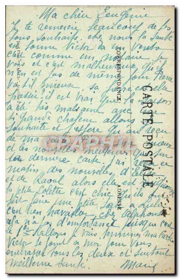 CPA Egghien Les Bains Un Coin Du Lac — Verso