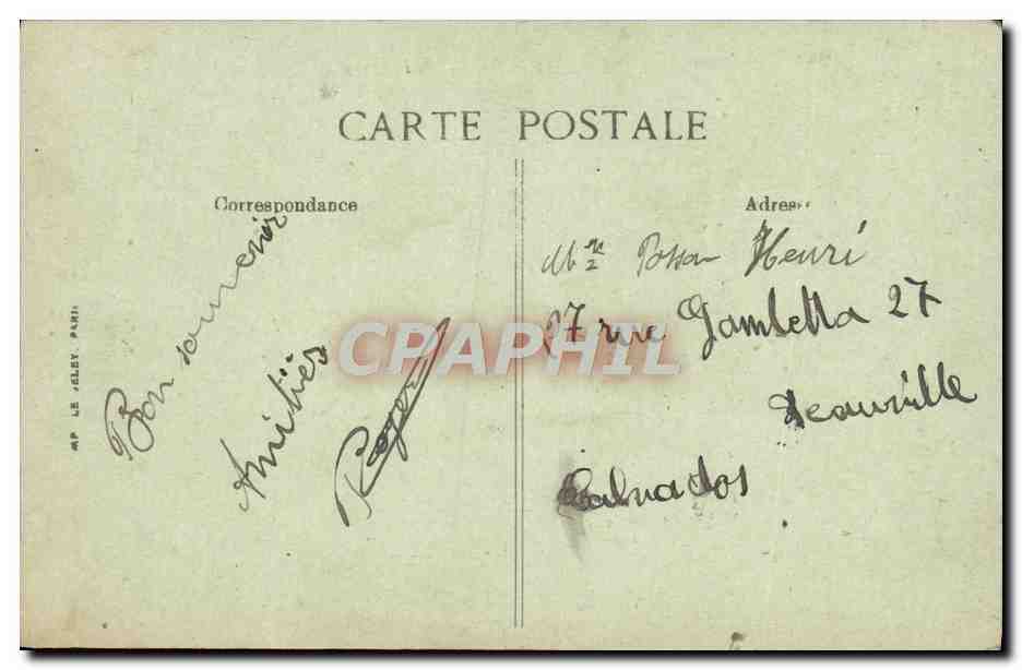 Deauville — Baigneuse — G F. Le Havre, n° 443 — Rückseite