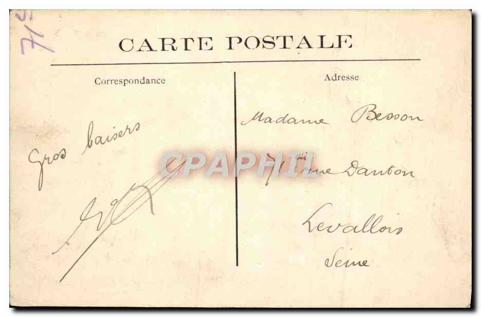 Enghien-les-Bains — Le Casino - Salle de Théâtre — L. Abeille, Amiens — Rückseite