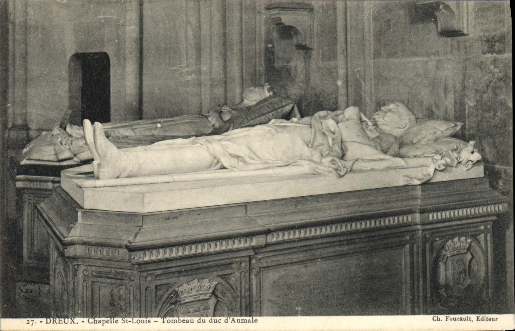 Dreux - Chapelle Saint-Louis - Tombeau du duc d'Aumale — Ch. Foucault, Editeur
