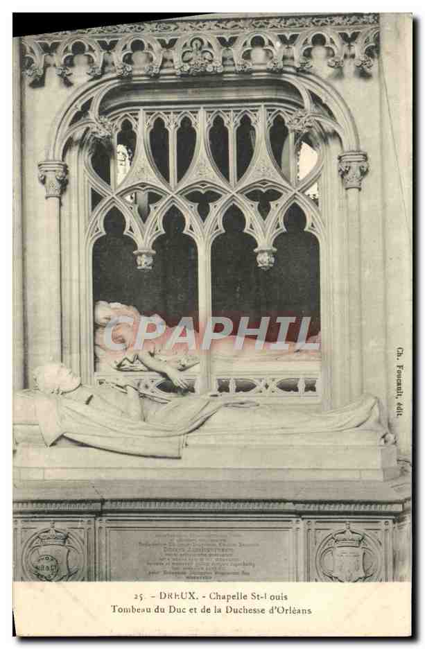Dreux - Chapelle Saint-Louis - Tombeau du Duc et de la Duchesse d'Orléans — Ch. Foucault, 4411