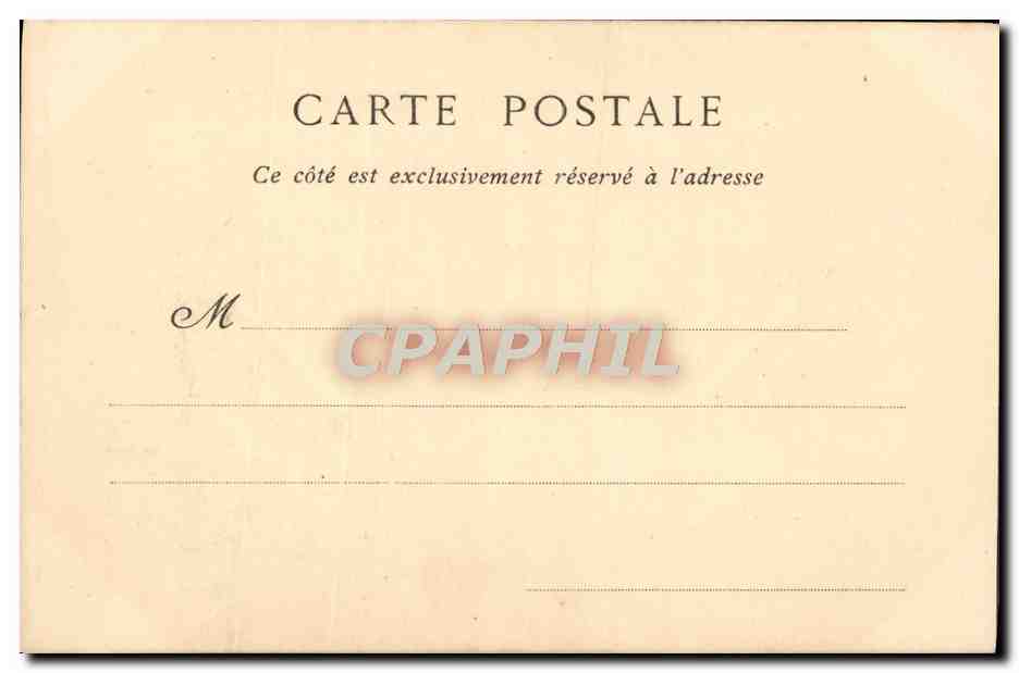 CPA Evreux Le Palais De Justice — Rückseite