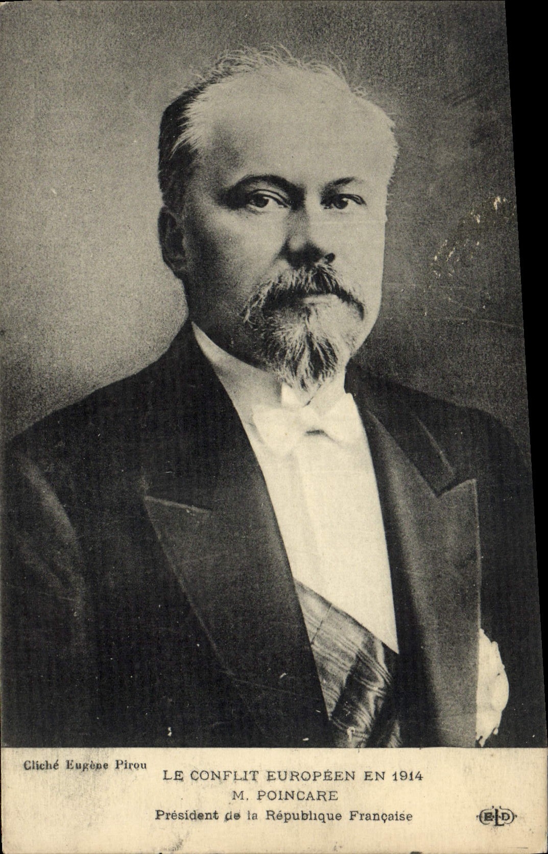 M. Poincaré — Président de la République Française — Cliché Eugène Pirou