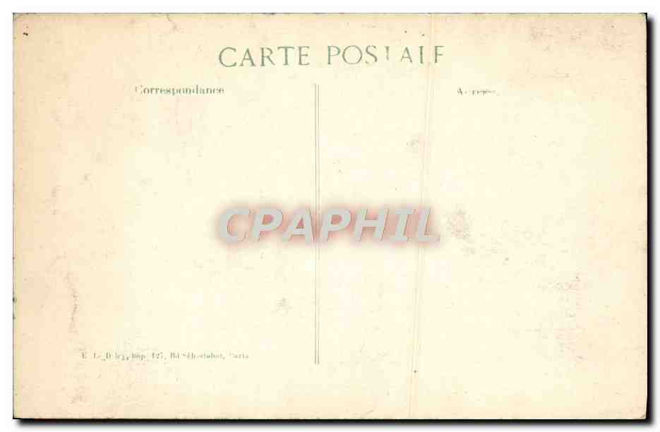 M. Poincaré — Président de la République Française — Cliché Eugène Pirou — Verso
