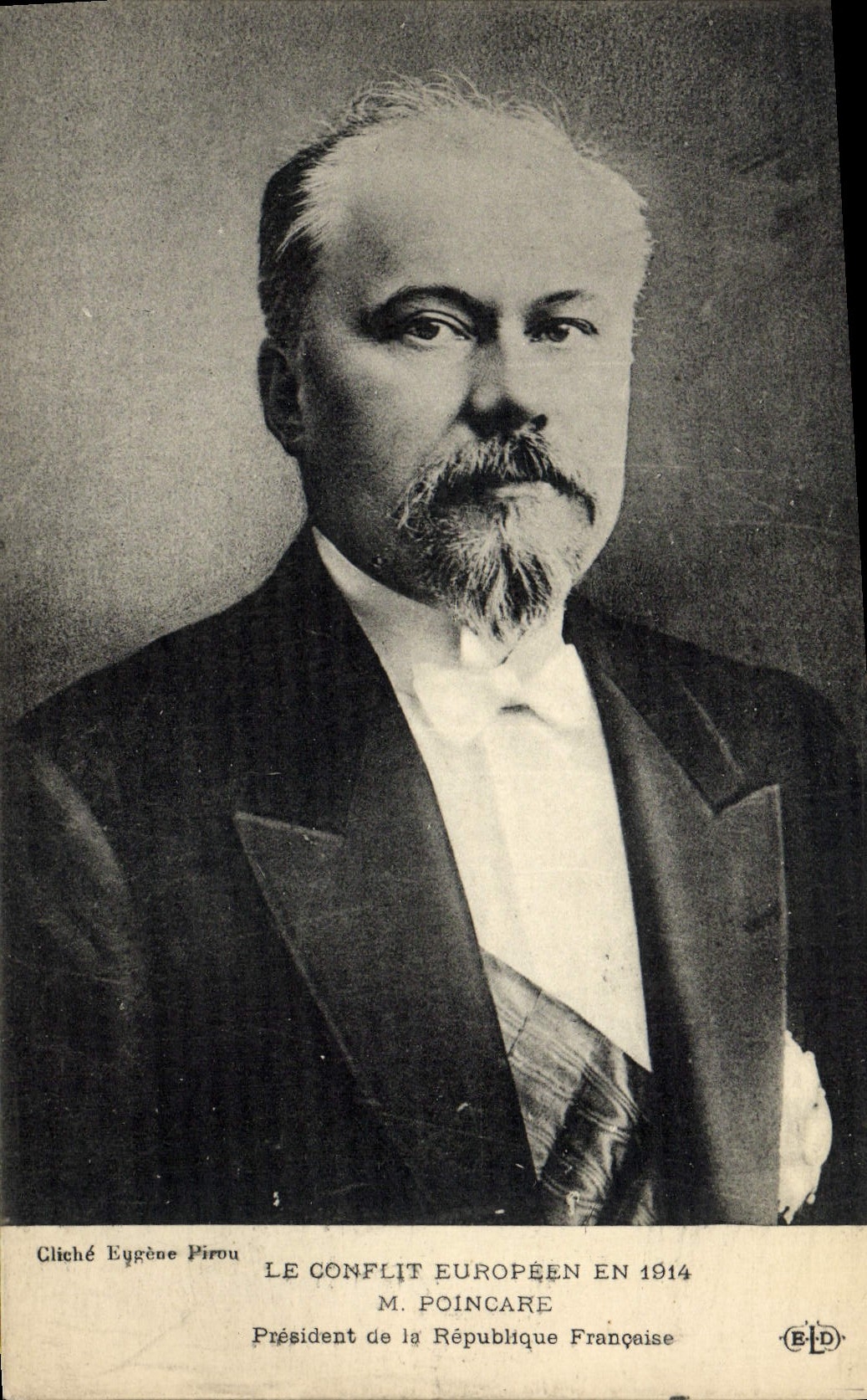 M. Poincaré — Président de la République Française — Cliché Eugène Pirou