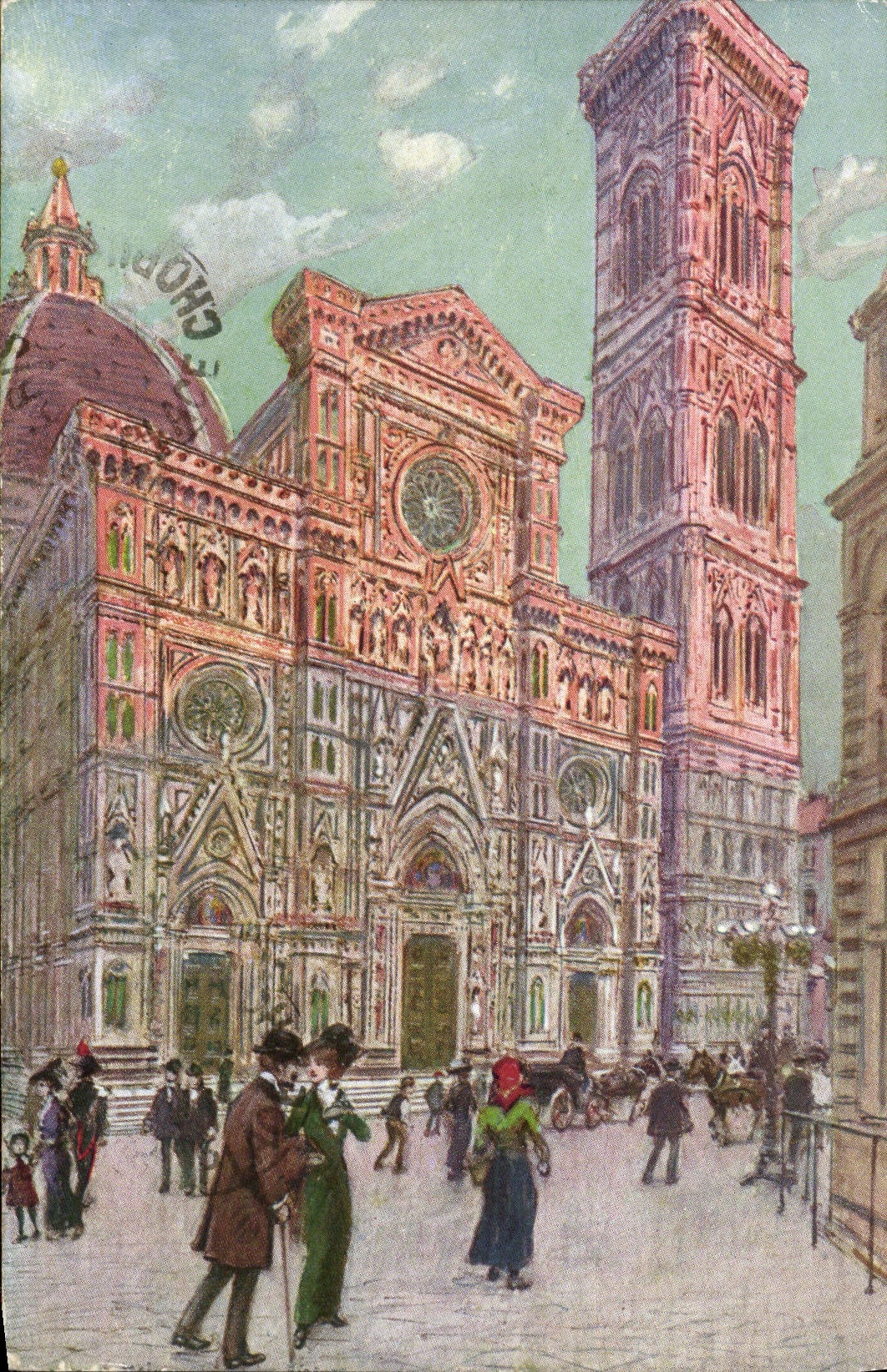 CPA Firenze Duomo e Campanile