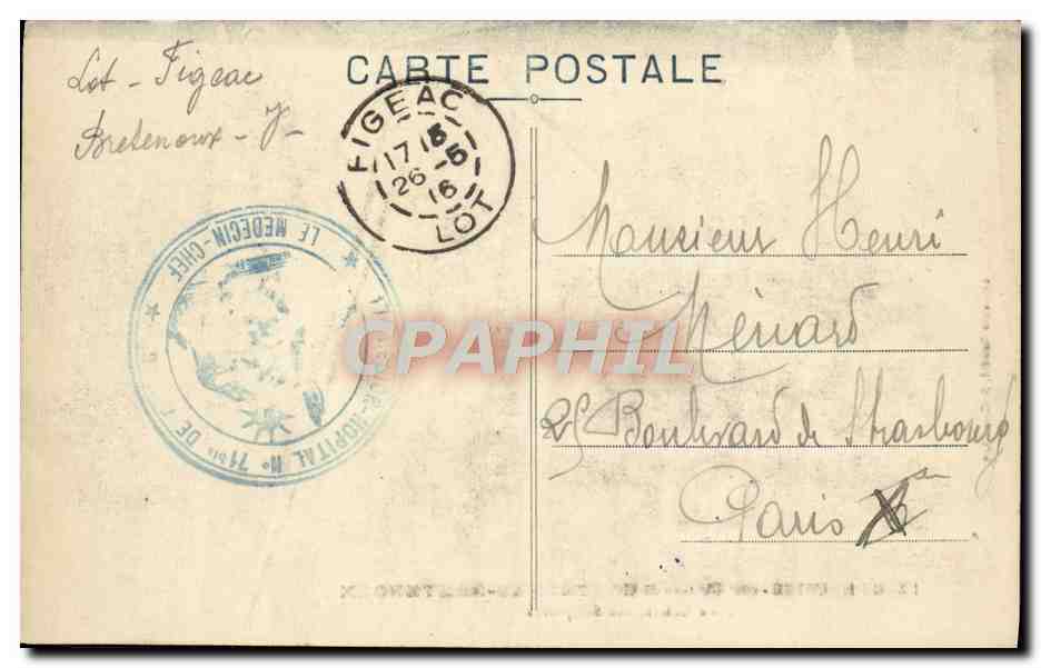 Château de Castelnau-Bretenoux — La Galerie des Sculptures — Éditeur Le Lot Illustré, n° 601 — Reverso