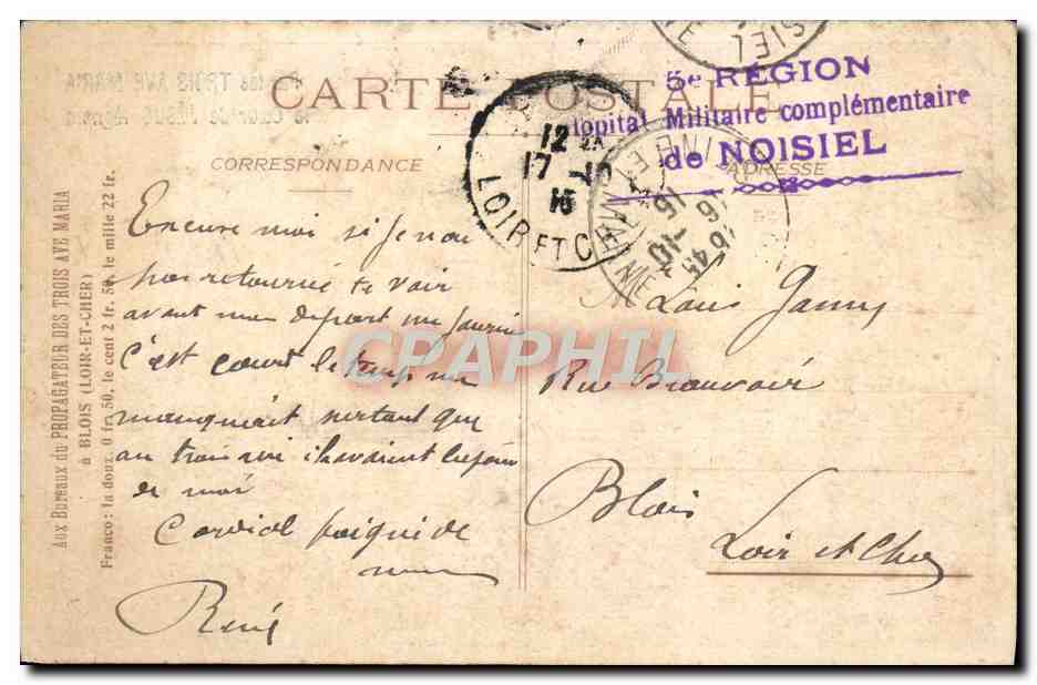 CPA Les Gestes De Dieu Par Les Francs Militaria Jesus Ange  — Verso