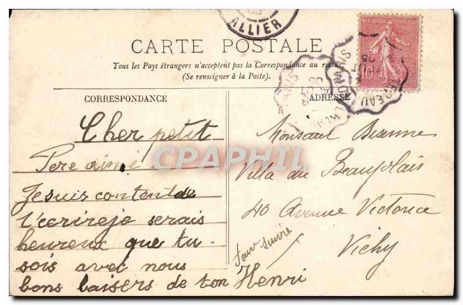 Fontainebleau — La Forêt. — El Rocber de Milet y de Rodeau — LL — Reverso