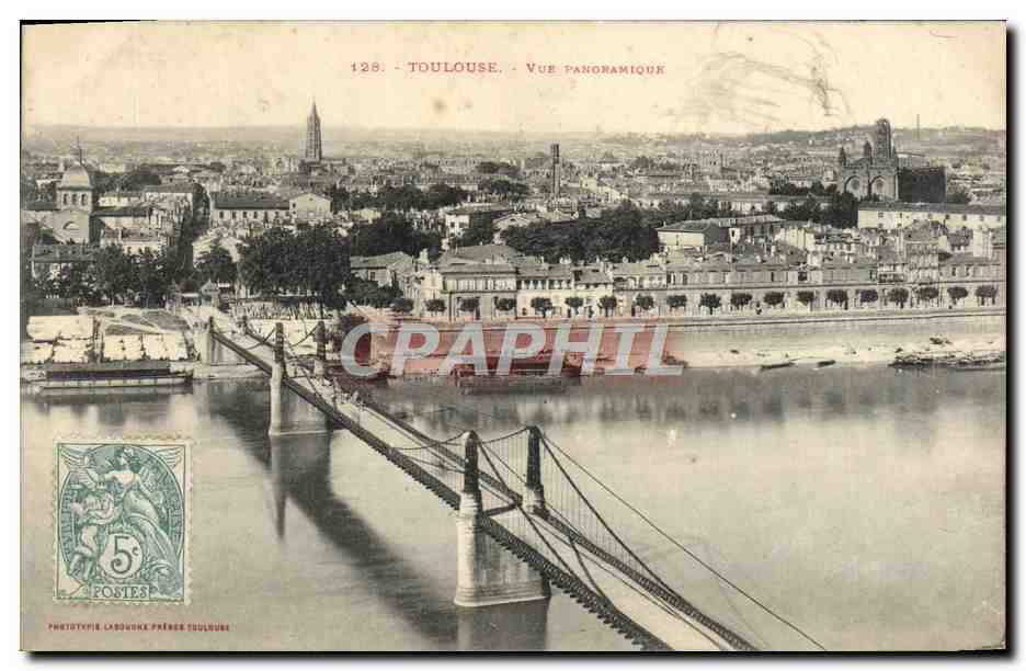 Toulouse - Vue panoramique — Phototypie Labouche, n°128