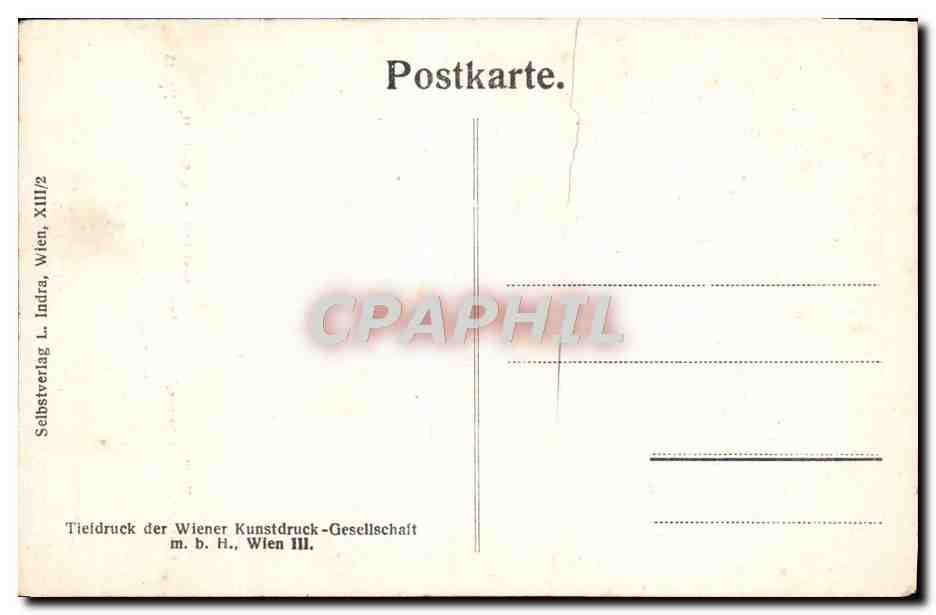 CPA Wien Lustschloss Ansichtskarten Millionen Zimmer — Back