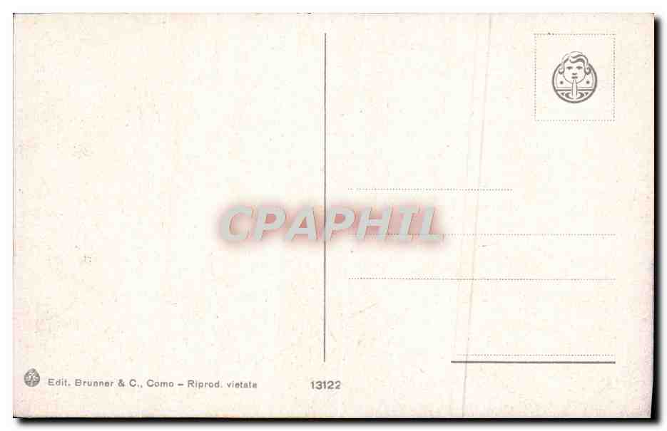 CPA Villa Carlotta Lago Di Como Vegetazione Subtropicale — Rückseite