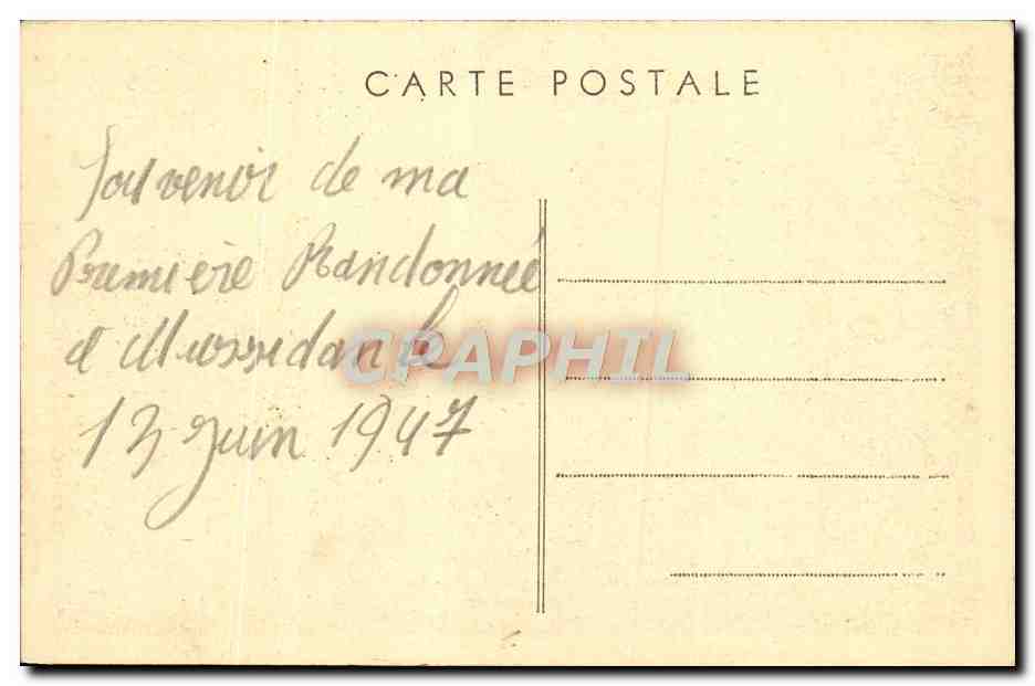 CPA Mussidan L'Hotel De Ville — Rückseite