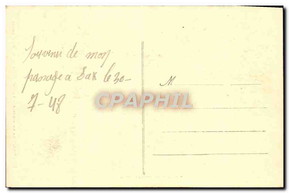 CPA Dax La Cathedrale Portail gothique — Rückseite