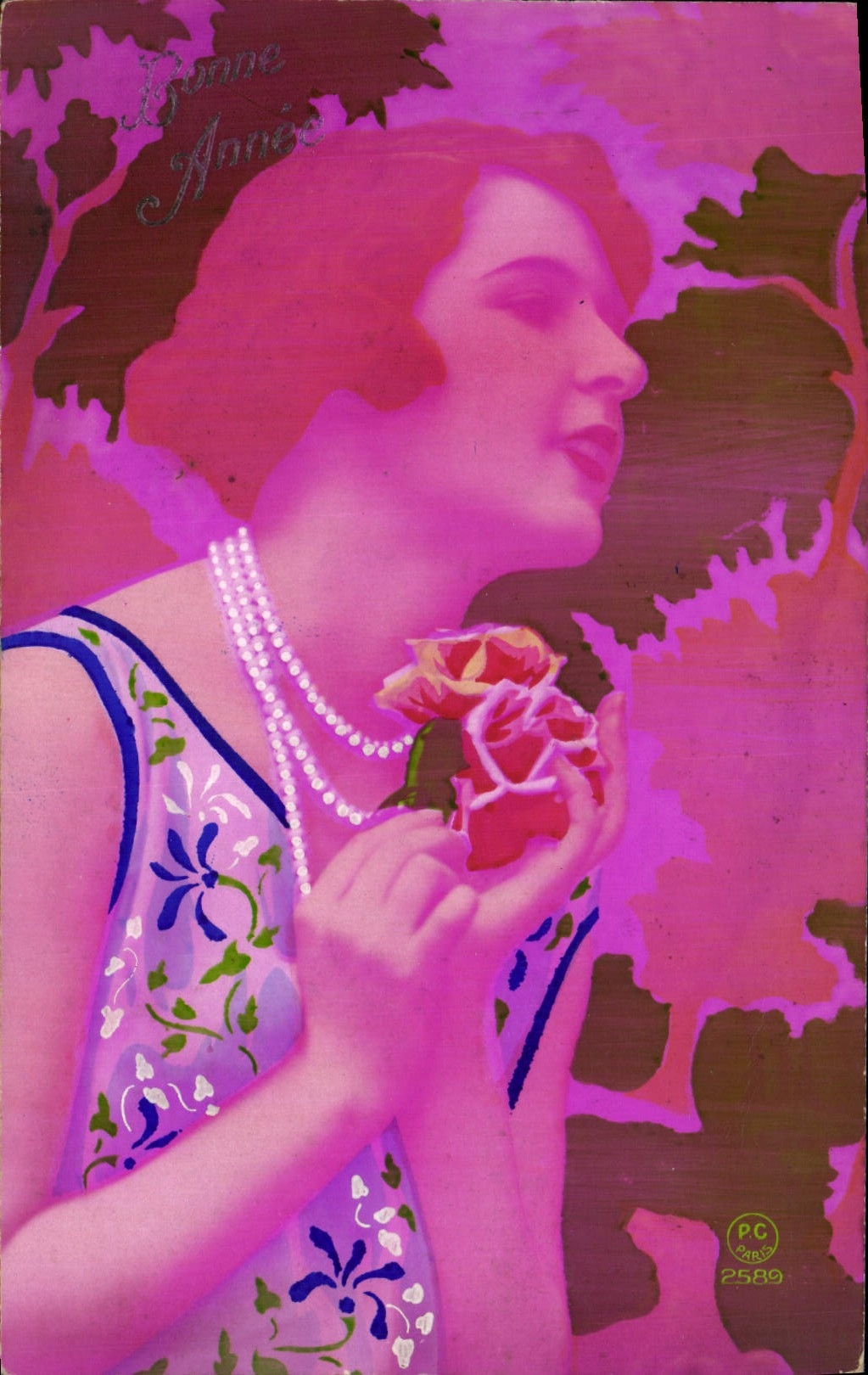 CPA Fantaisie Femme