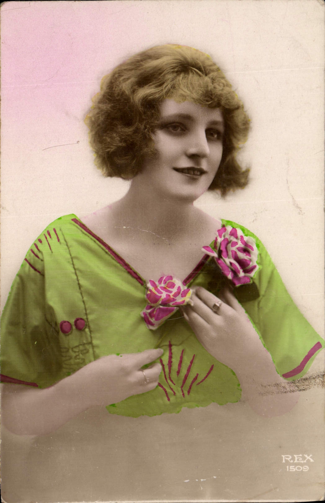 CPA Fantaisie Femme