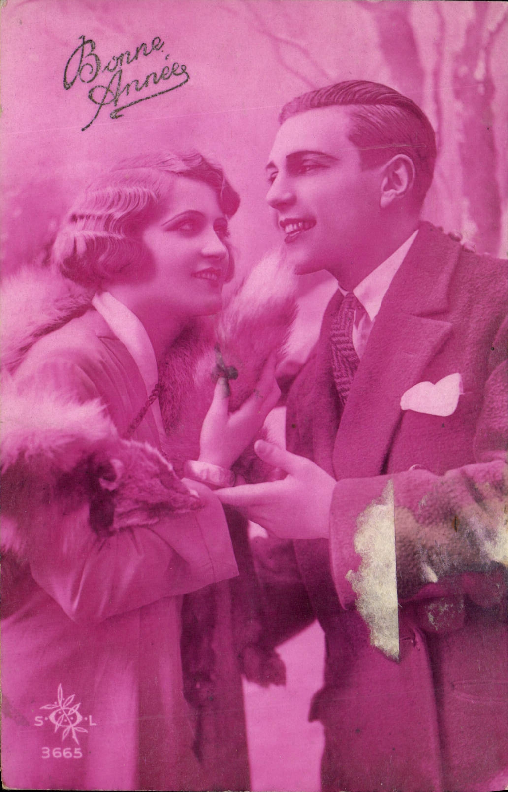 CPA Fantaisie Femme Bonne Annee