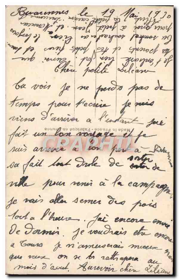 CPA Fantaisie Femme Comme I'Oiseau — Rückseite
