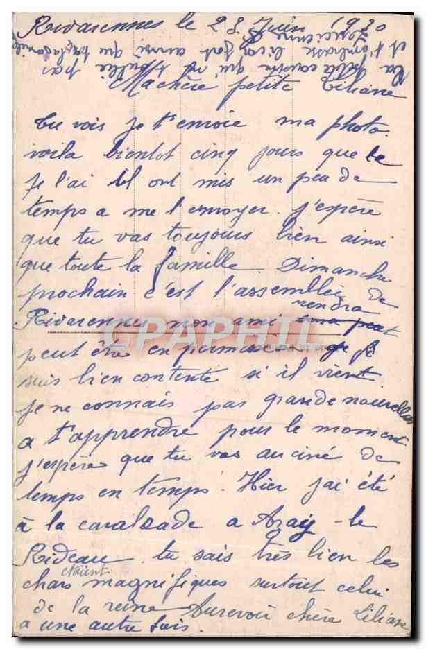 Couple amoureux sous un arbre — P.C. Paris n°2973 — Reverso