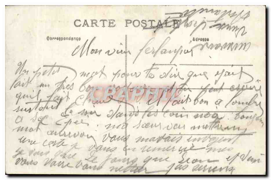CPA Correze Argentat Le Chateau De Gibanel — Back