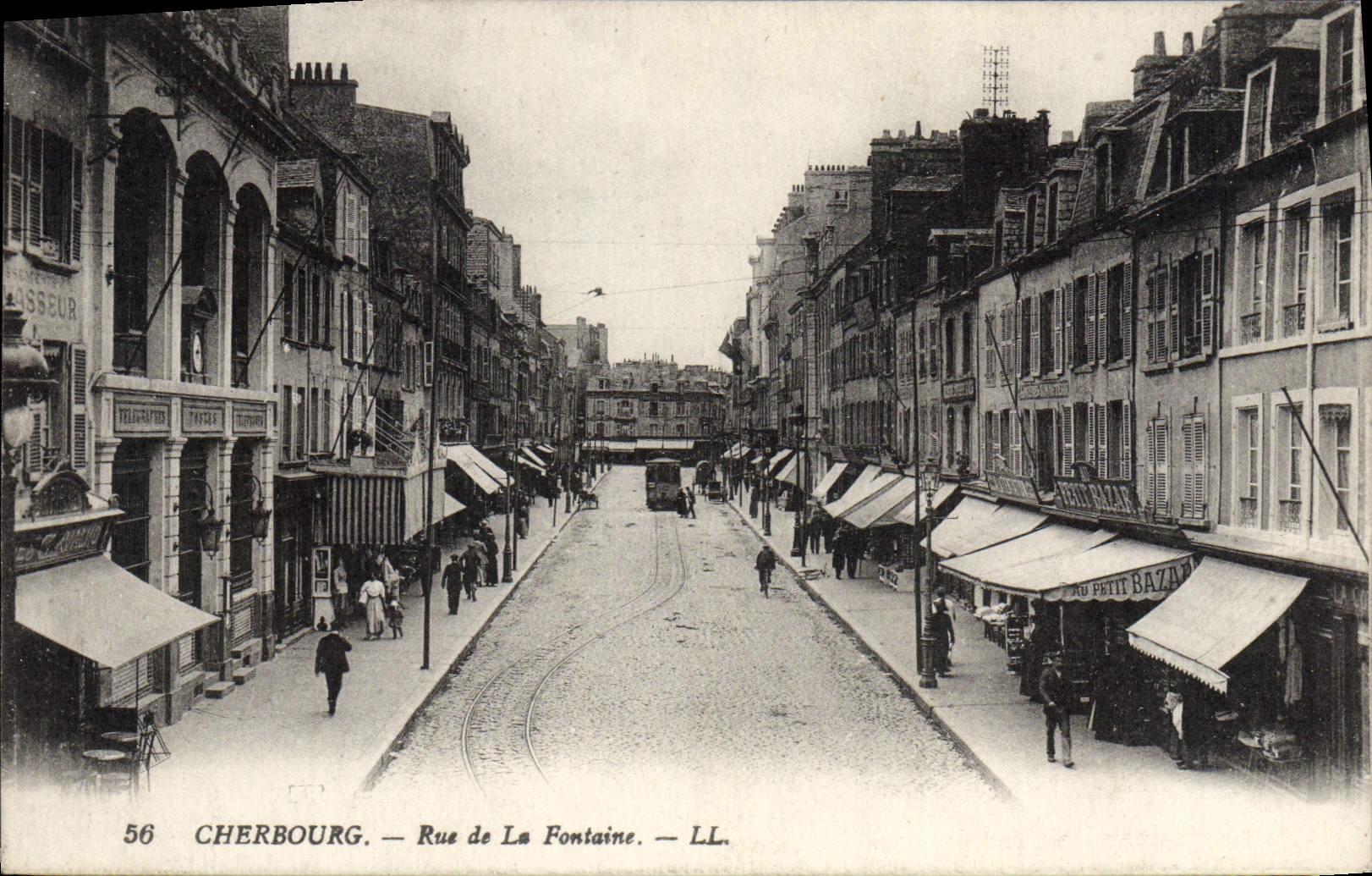 CPA Cherbourg Rue De La Fontiane