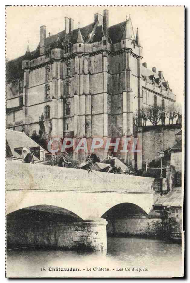 Châteaudun - Le Château - Les Contreforts — Éditeur : Châteaudun, n°16