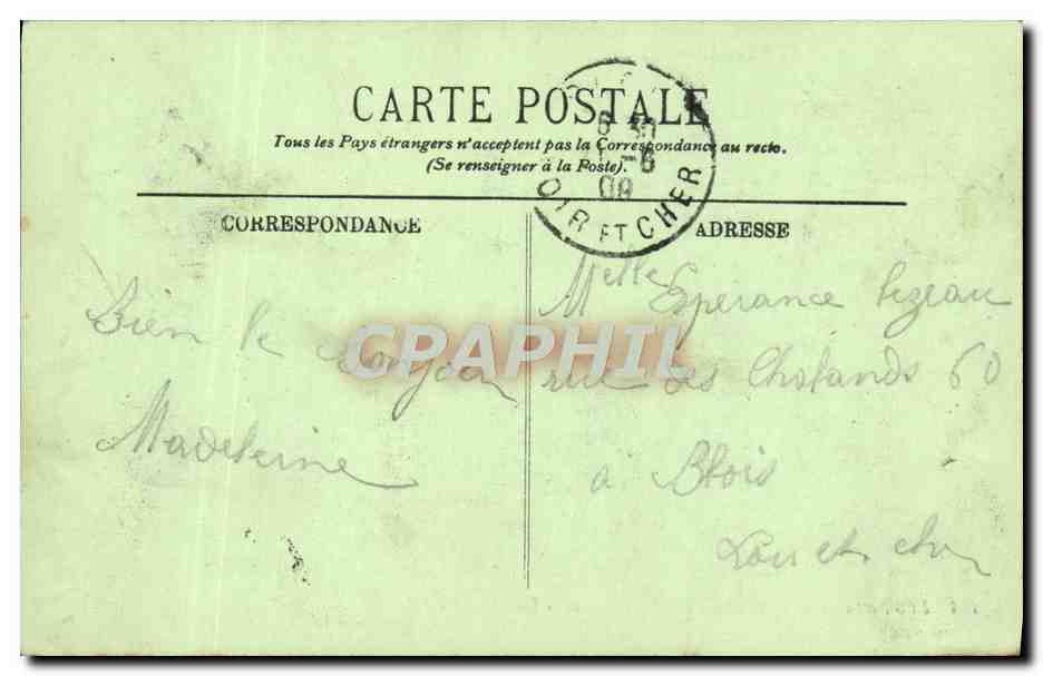 Les Sables-d'Olonne - Marais Salants - Ein Mulon — Verlag: Arme & Cie, n° 164 — Rückseite
