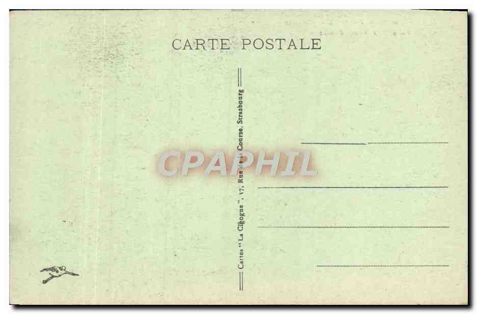 CPA Strasrbourg Place De La Grande Boucherie — Rückseite