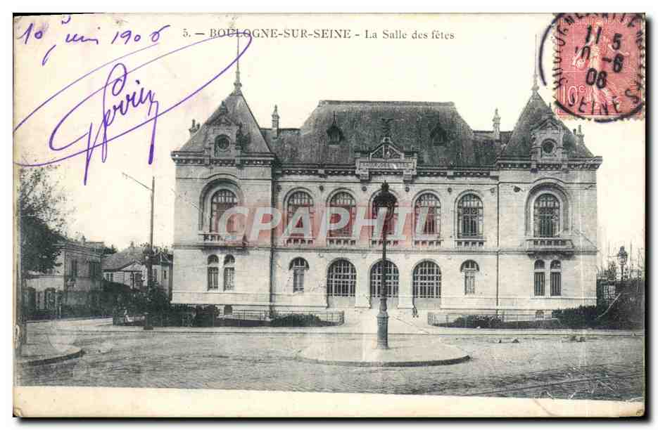 CPA Boulogne Sur Seine La Salle des fetes