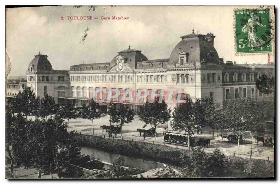 Toulouse — Gare Matabiau — Éditeur non visible, n° de série non lisible