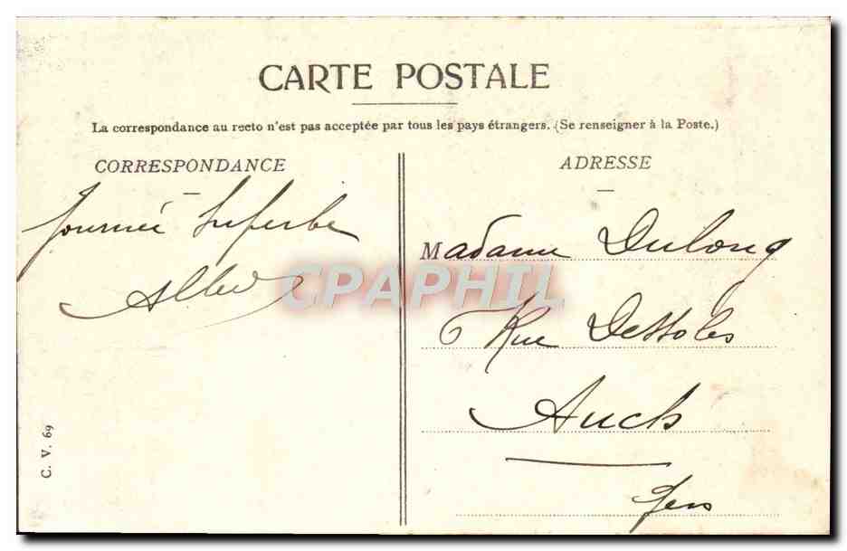 CPA Couvent de la Grande Chartreuse Vue Generale — Rückseite