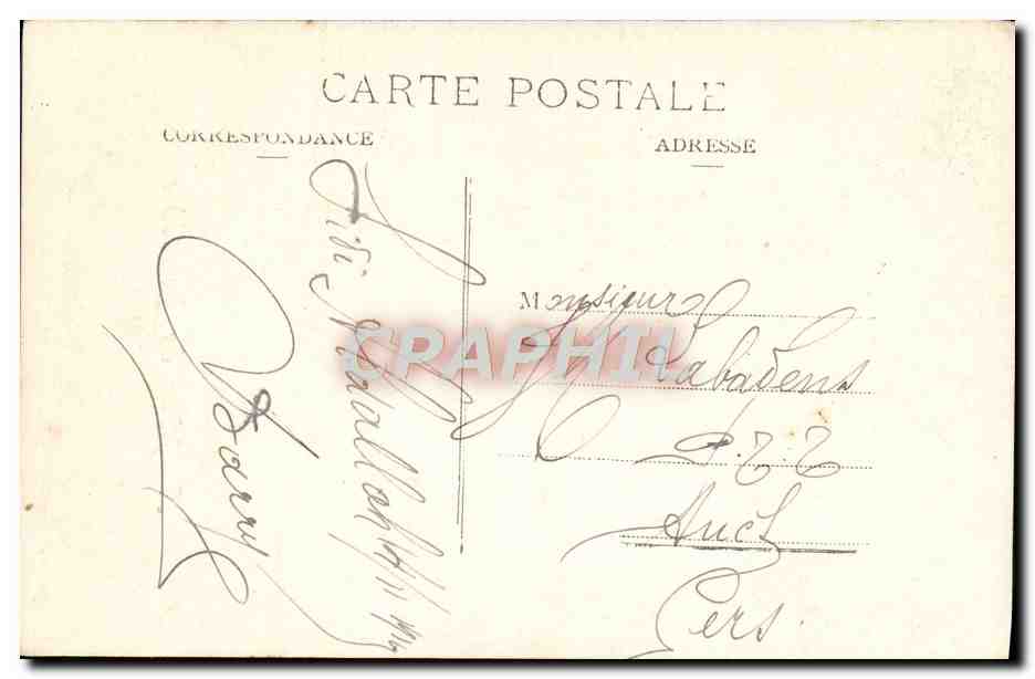 CPA Tunisie Mida du Belevedere — Rückseite