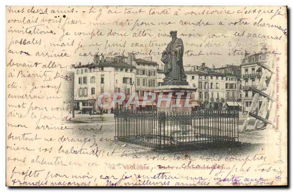 Toulouse — Place du Jourdan — éditeur J. L. Toulouse, n°76