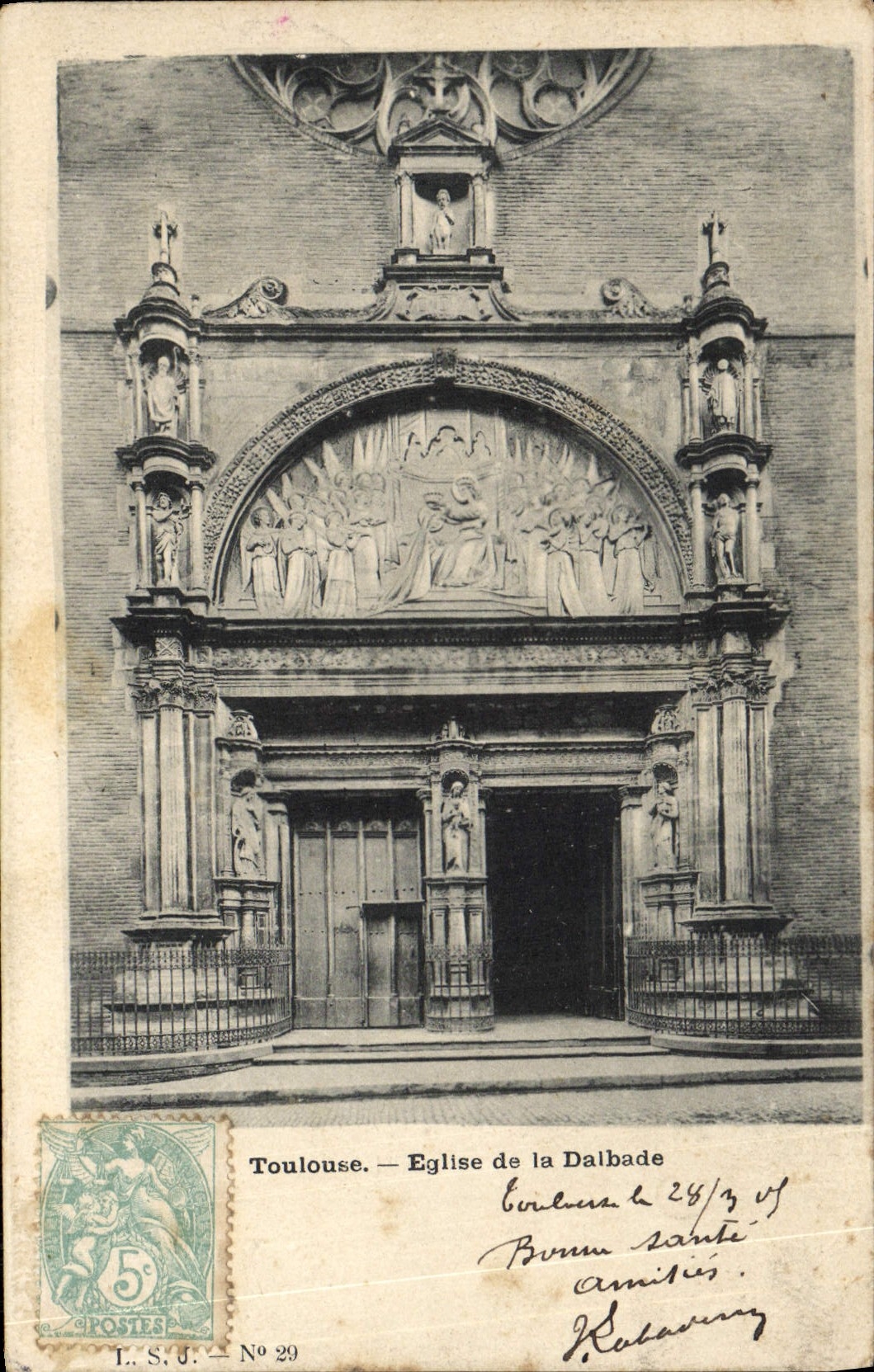 Toulouse — Église de la Dalbade — T.S.U. — N° 29