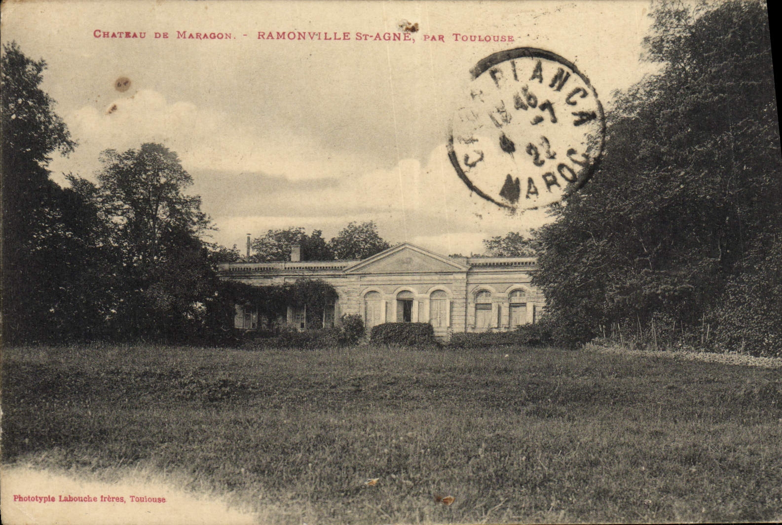 Château de Maragon — Ramonville-St-Agne, par Toulouse — Phototypie Labouche Frères, Toulouse