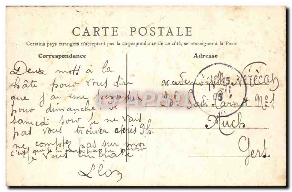 Toulouse - Le Bassin du Grand-Rond — M.B. — éditeur M.B. n°12 — Reverso