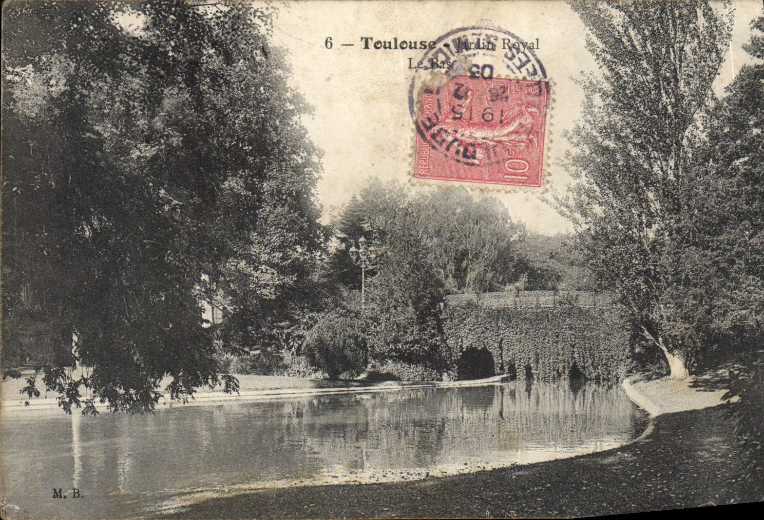 CPA Toulouse Jardin Royal