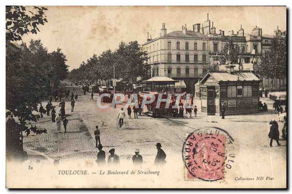 Toulouse — Le Boulevard de Strasbourg — Collections ND Phot
