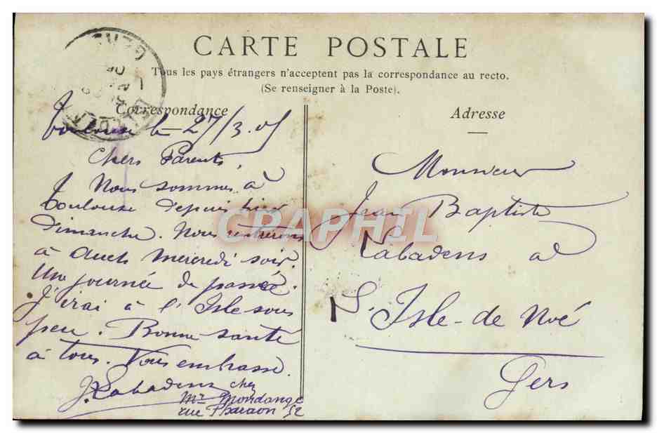 Toulouse — Le Boulevard de Strasbourg — Collections ND Phot — Verso