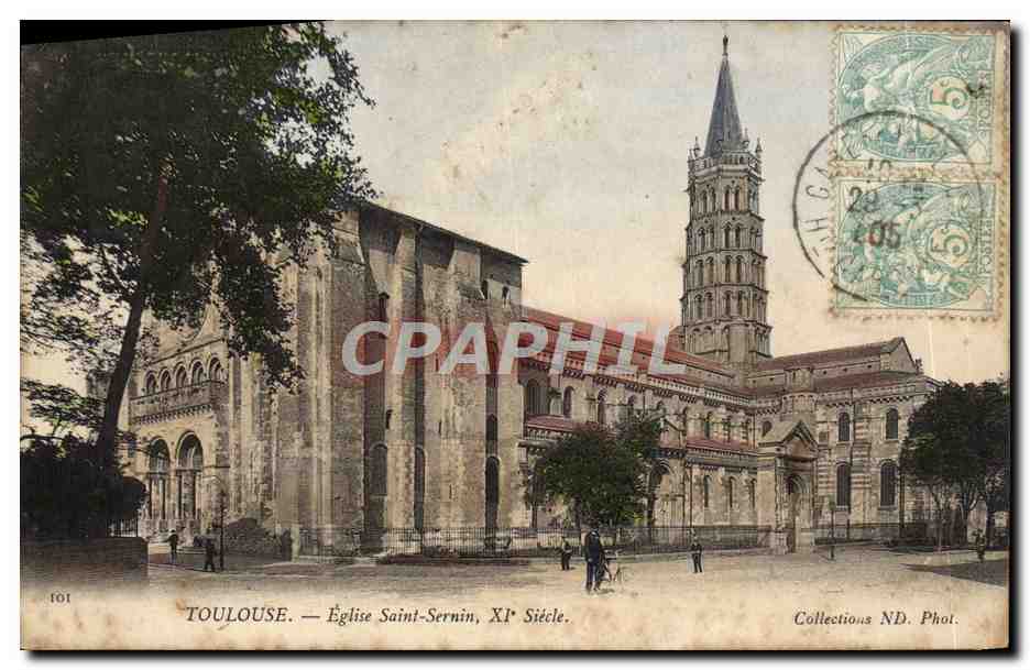 CPA Toulouse Eglise Saint Sernin