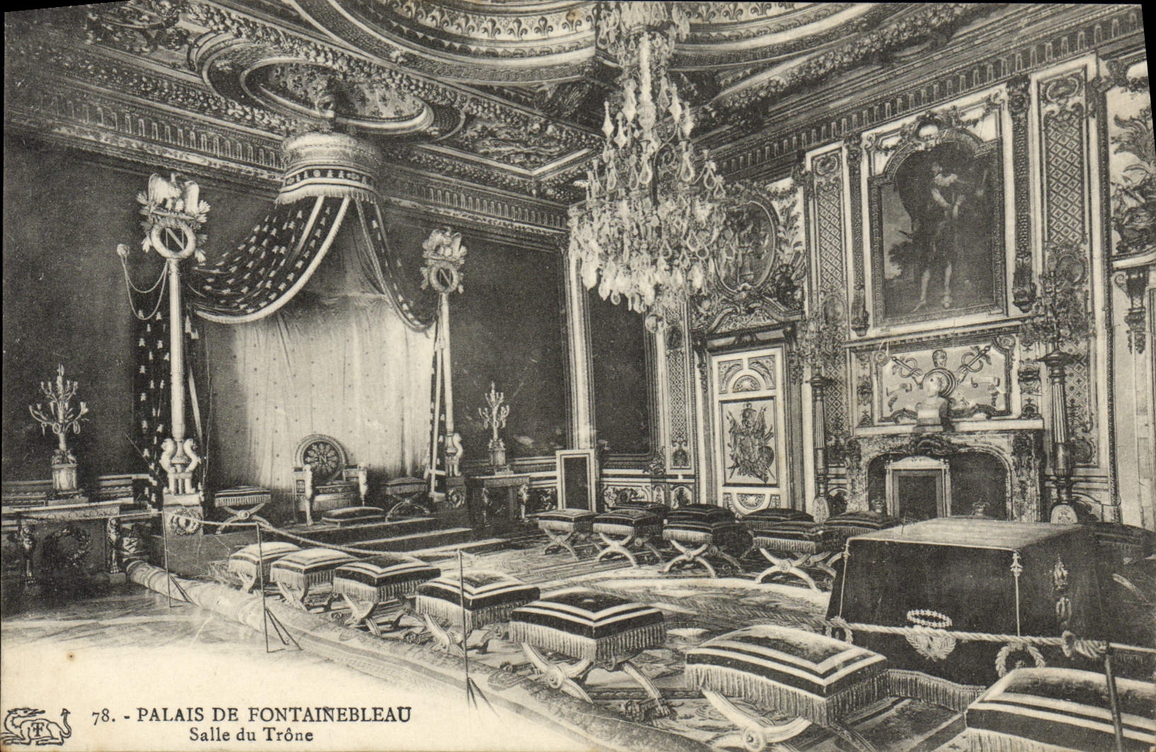Palais de Fontainebleau — Salle du Trône — Éditeur non identifié, n° 78