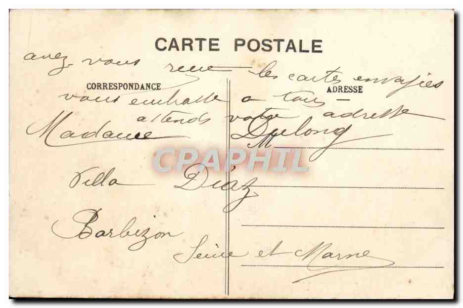 Palais de Fontainebleau — Salle du Trône — Éditeur non identifié, n° 78 — Verso