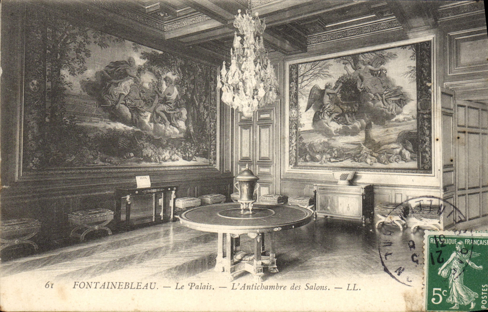 Fontainebleau — Das Schloss — Die Vorhalle der Salons — LL. — n°61