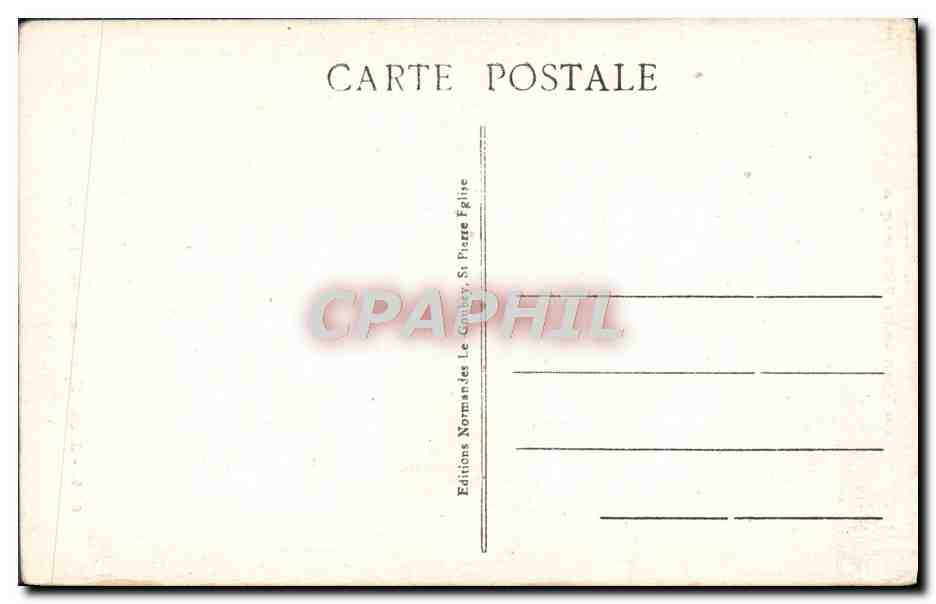Junge Normandin aus Lisieux (Calvados) — Pittoreske Normandie — Éditions Normandes Le Gombey, St Pierre Fglite — Rückseite