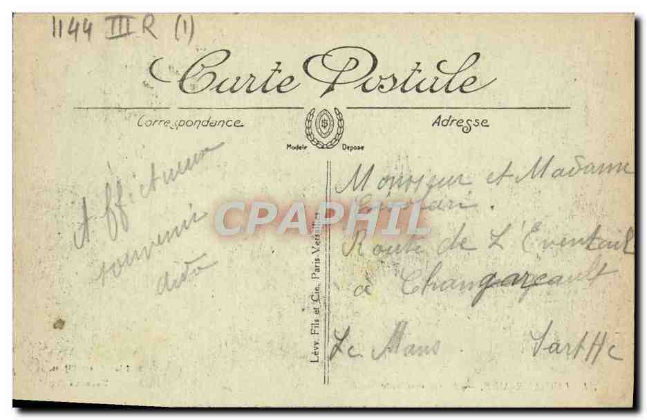 CPA Luc Sur Mer Maree Montante — Verso